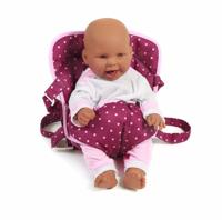 Poppen Draagzak - Dots Brombeere - thumbnail