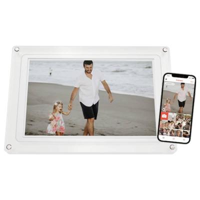 Braun Phototechnik DigiFrame 1020 Digitale fotolijst 25.7 cm 10.1 inch Energielabel: C (A - G) 1280 x 800 Pixel 16 GB Wit