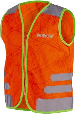 Wowow Reflectievest kids nutty jacket maat m oranje