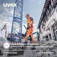 uvex S3L PU W11 6878243 Hoge veiligheidsschoenen S3L Schoenmaat (EU): 43 Zwart 1 paar - thumbnail