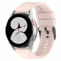 By Qubix - Siliconen gesp bandje - Lichtroze - Compatible met Garmin Vivoactive 6 / Vivoactive 5 / Vivoactive 3 - Compatible Garmin bandje - Bandbreedte: 20mm - thumbnail