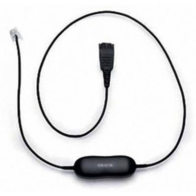 Jabra GN1216 Telefoonheadset kabel Zwart