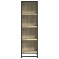 Boekenkast 40x35x139 cm bewerkt hout sonoma eikenkleurig - thumbnail