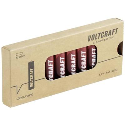 VOLTCRAFT Industrial LR03 AAA batterij (potlood) Alkaline 1350 mAh 1.5 V 10 stuk(s)