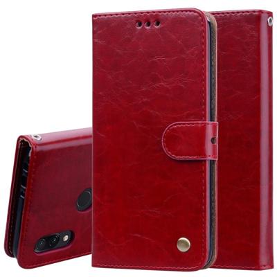 Business stijl olie Wax textuur horizontale Flip lederen case voor Xiaomi Redmi 7 met houder & kaartsleuven & portemonnee (rood) Business stijl olie Wax textuur horizontale Flip lederen case voor Xiaomi Redmi 7 met houder & kaartsleuven & portemonnee (rood)