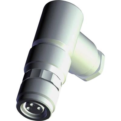 TE Connectivity T4112001041-000 Sensor/actuator connector, niet geassembleerd M12 Aantal polen (sensoren): 4 Bus, haaks 1 stuk(s)
