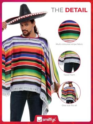 Poncho multikleur
