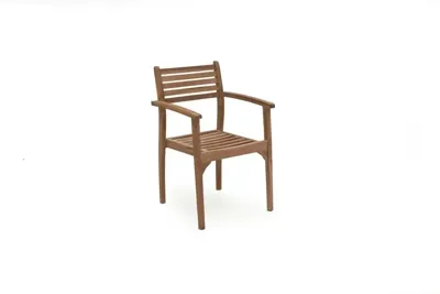 Own Living stapelbare dining tuinstoel moniq teak
