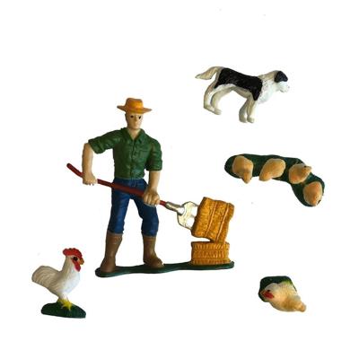 Dutch Farm Boer met Boerderijdieren 5-delig Dutch Farm Boer met Boerderijdieren 5-delig