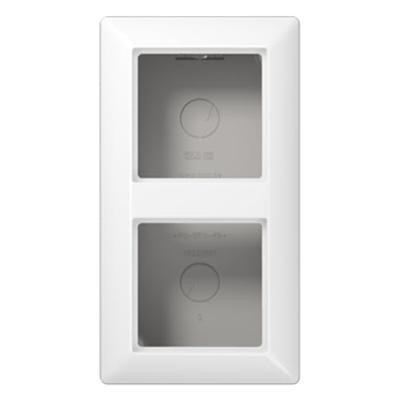 Jung AS582AWW Opbouwbehuizing Frame 2-voudig Alpine-wit 1 stuk(s)