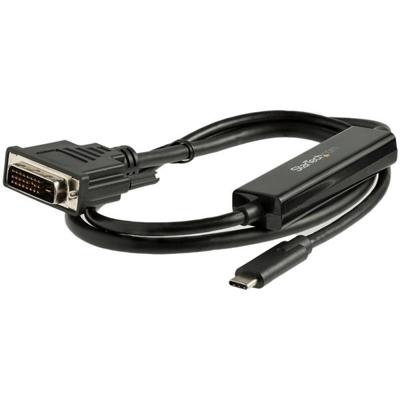 StarTech.com 1 m USB-C naar DVI-D adapterkabel - USB Type-C naar DVI kabel - M/M - 1920x1200 (CDP2DVIMM1MB)