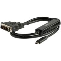 StarTech.com 1 m USB-C naar DVI-D adapterkabel - USB Type-C naar DVI kabel - M/M - 1920x1200 (CDP2DVIMM1MB) - thumbnail