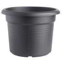 Elho Green Basics Cilinder 65 bloembak - Zwart - Ø 64 x H 49 cm - buiten - 100% gerecycled - thumbnail