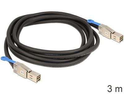 DeLOCK Cable Mini SAS SFF-8644 > Mini SAS SFF-8644, 3m kabel