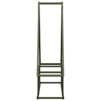 Brandhoutrek olijfgroen 80x25x90 cm koudgewalst staal - thumbnail