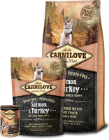 CARNILOVE SALMON / TURKEY PUPPIES LARGE BREED - thumbnail