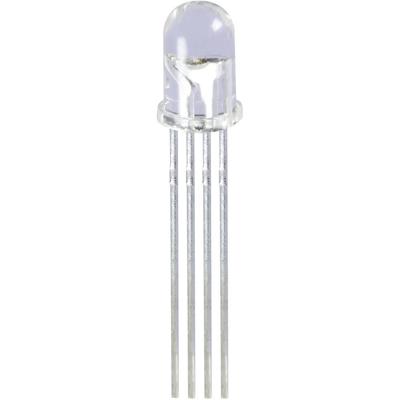 Kingbright L-154A4SURKQBDZGW LED meerkleurig Rood, Blauw, Groen Rond 5 mm 200 mcd, 300 mcd, 1300 mcd 60 ° 20 mA 1.95 V, 3.3 V