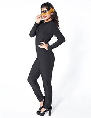 Catsuit Jersey zwart - thumbnail