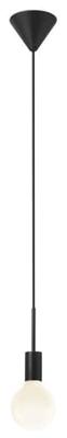 Kleine zwarte hanglamp met e27 fitting Nordlux Paco Kleine zwarte hanglamp met e27 fitting Nordlux Paco