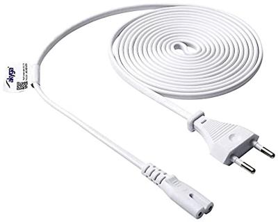 Akyga Stroom Adapterkabel [1x Euro-stekker - 1x Apparaatbus C7] 3.00 m Wit