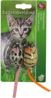Boon kattenspeelgoed safarimuis 4 centimeters kaart a 2 stuks - thumbnail