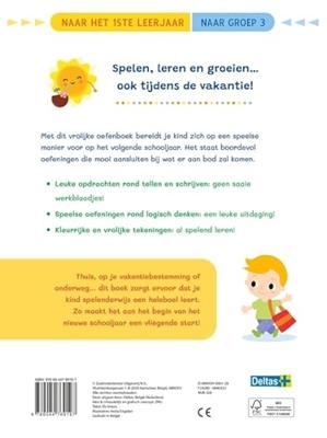 Deltas Vakantie oefenpret leuke tel- en schrijfoefeningen - naar groep 3