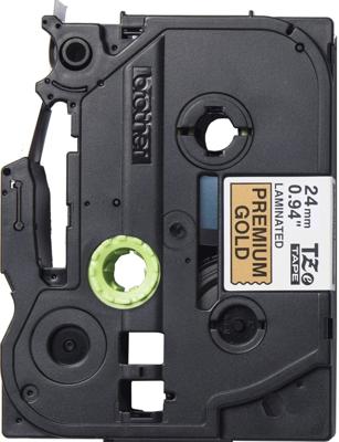 Brother TZe-PR851 Labeltape Tapekleur: Goud Tekstkleur: Zwart 24 mm 8 m
