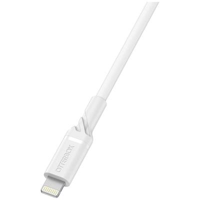 OtterBox Versterkte USB-A naar Lightning Cable, MFi Certified, Oplaadkabel voor iPhone en iPad, Ultra-robuust, Bend en Flex getest, 1m, Wit