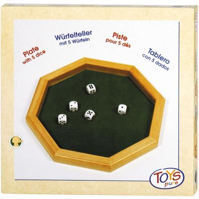 Goki dobbelsteenbord + dobbelstenen