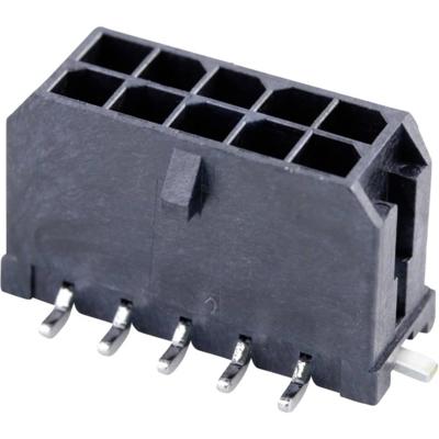 Molex 430451019 Male header, inbouw (standaard) Totaal aantal polen: 10 Rastermaat: 3 mm Inhoud: 1 stuk(s) Tape on Full reel Molex 430451019 Male header, inbouw (standaard) Totaal aantal polen: 10 Rastermaat: 3 mm Inhoud: 1 stuk(s) Tape on Full reel