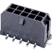 Molex 430451019 Male header, inbouw (standaard) Totaal aantal polen: 10 Rastermaat: 3 mm Inhoud: 1 stuk(s) Tape on Full reel - thumbnail