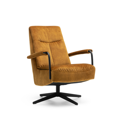 Draaifauteuil C-104 Goud Stof