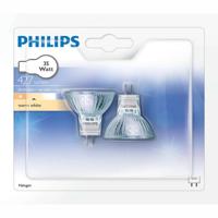 2-pack Philips GU4 Halogeenspots - Warm wit licht - 35W - thumbnail