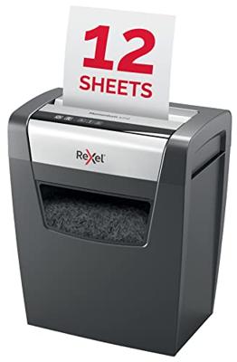 Rexel Momentum X312 Papierversnipperaar 12 vellen Cross cut 5 x 42 mm P-3 23 l Ook geschikt voor Nietjes, Paperclips Rexel Momentum X312 Papierversnipperaar 12 vellen Cross cut 5 x 42 mm P-3 23 l Ook geschikt voor Nietjes, Paperclips