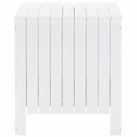 Opbergbox met deksel RANA 80x49x54 cm massief grenenhout wit - thumbnail