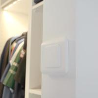 DiO Draadloze wand schakelaar enkel wit - 6960114 - thumbnail