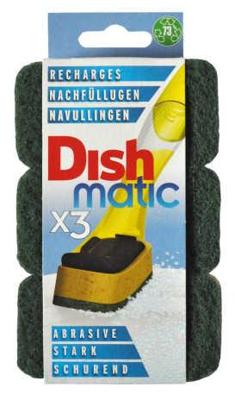 Dishmatic Navulspons grof 3 Stuks Dishmatic Navulspons grof 3 Stuks