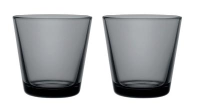 Iittala Kartio Glazen 21 cl donkergrijs, per 2