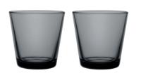 Iittala Kartio Glazen 21 cl donkergrijs, per 2 - thumbnail