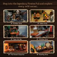 Pantasy Original Construction Set The Pirates Pub 44 cm - thumbnail