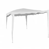 Tuinhuisje Aktive 300 x 250 x 300 cm Staal Wit Plastic - thumbnail