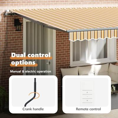 VidaXL Inklapbaar zonnescherm multikleur 400 × 300 cm