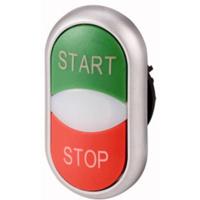 Eaton 216702 M22-DDL-GR-GB1/GB0 Dubbele drukknop Kunststof frontring Meerdere kleuren 1 stuk(s) - thumbnail