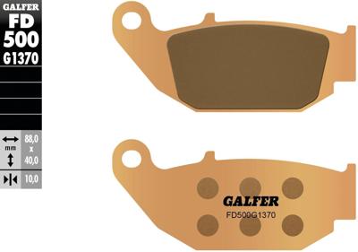 GALFER remblokken "fd500" brake pad fd500 g1370 sint.metal street