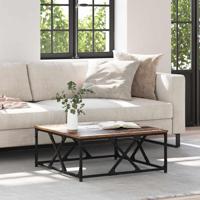 Salontafel Oud hout 70 x 70 x 30 cm Bewerkt hout - thumbnail