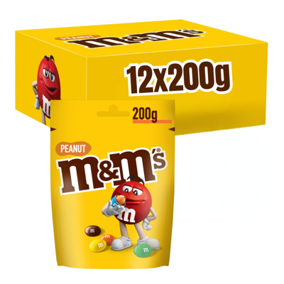 M&M's pinda zak (12x 200gr)