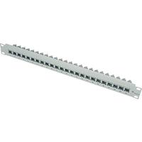 Telegärtner 100007007 24 poorten Netwerkpatchpaneel 483 mm (19) CAT 6A 1 HE Grijs-wit (RAL 7035) Ingericht - thumbnail
