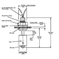 TE Connectivity Sensor VS803-51 Vlotterschakelaar 250 V/AC, 100 V/DC 1 A 1x NO, 1x NC IP65 1 stuk(s) - thumbnail