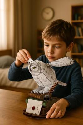 3D-puzzel - Hedwig - EXPLORA - 540314 - Harry Potter-licentie - 82 stukjes - Geschikt voor kinderen vanaf 8 jaar 3D-puzzel - Hedwig - EXPLORA - 540314 - Harry Potter-licentie - 82 stukjes - Geschikt voor kinderen vanaf 8 jaar