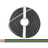 Donau Elektronik 419-100 Draad 4 x 0.25 mm² Zwart, Groen, Rood, Blauw 100 m - thumbnail